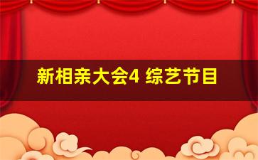 新相亲大会4 综艺节目